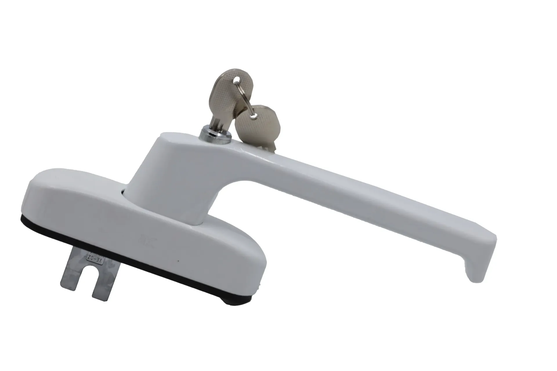 [1314] 1314 AK WINDOW HANDLE WITH KEY 40 WHITE 9016