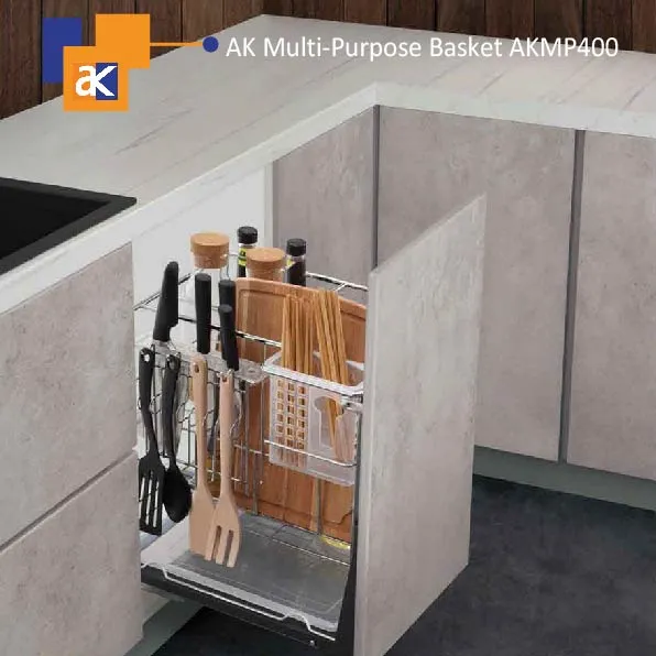 [5017] 5017 AK SOFT CLOSE MULTI-PURPOSE BASKET -400MM